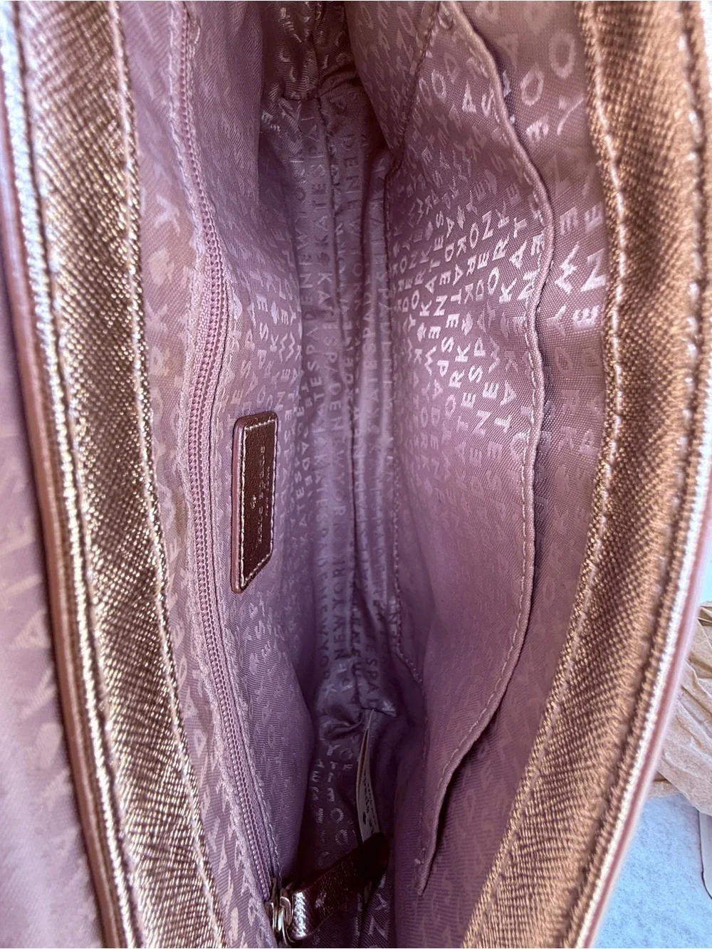 Kate Spade Laurel Way Greer Crossbody Bag - Metallic Rose Gold
